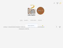 Tablet Screenshot of daniestudio.com.br